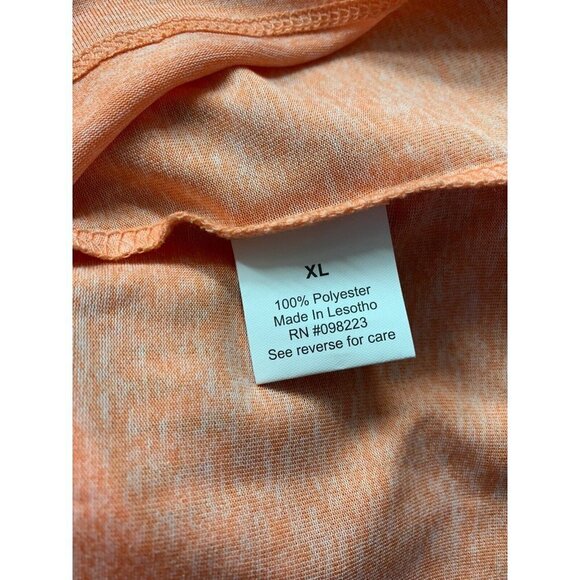 BCG NWT Womens XL Activewear Tank Space Dyed Coral Racerback Gym Yoga - Picture 9 of 9